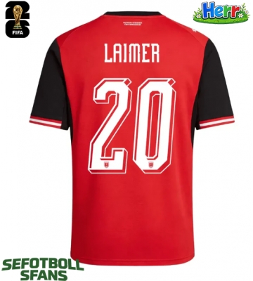 Österrike Konrad Laimer #20 Hemmatröja VM 2026 Kortärmad